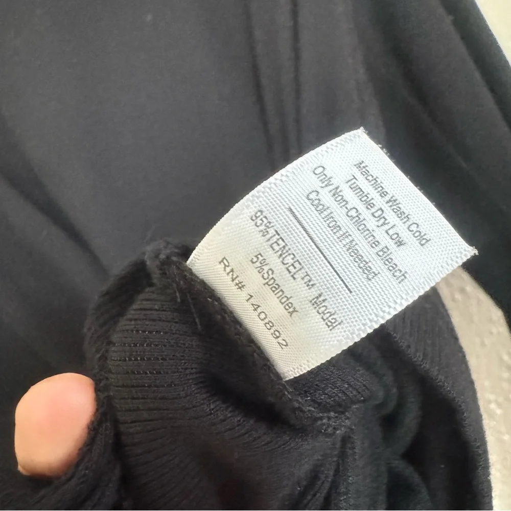 Marine Layer Lexi Rib Twist Front Long Sleeve Top - Picture 5 of 6